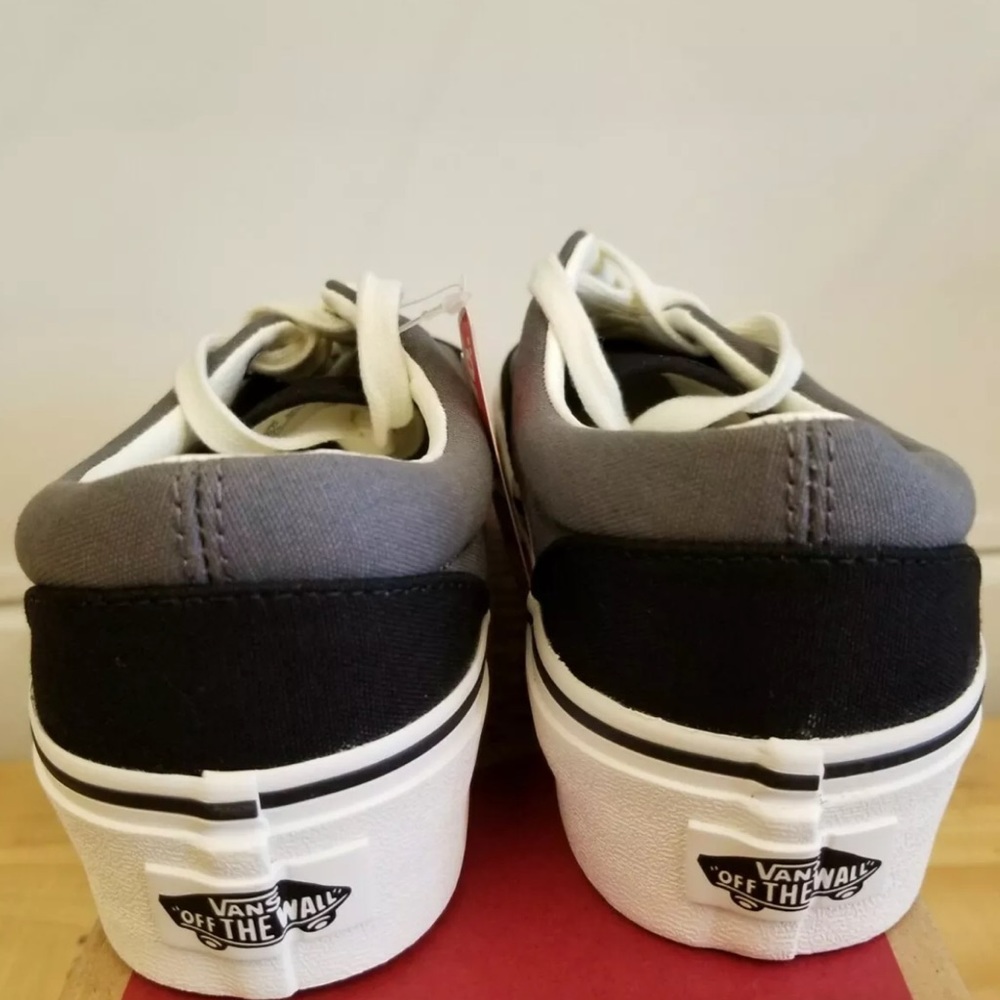 VANS  ERA PLATFORM 2 TONE BLACK/PEWTER SHOES WOMEN - Picture 12 of 16